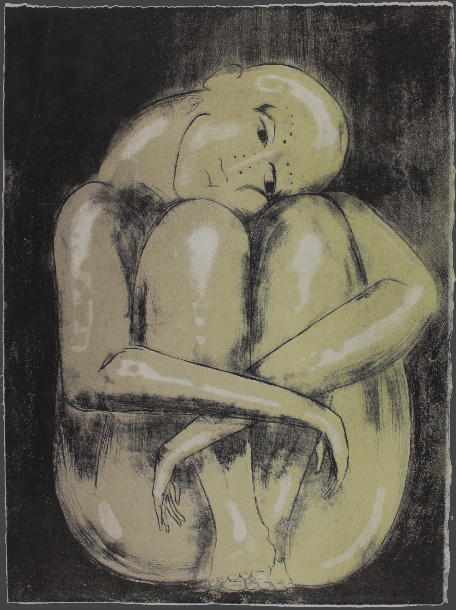 Lithograph by Ada Denil