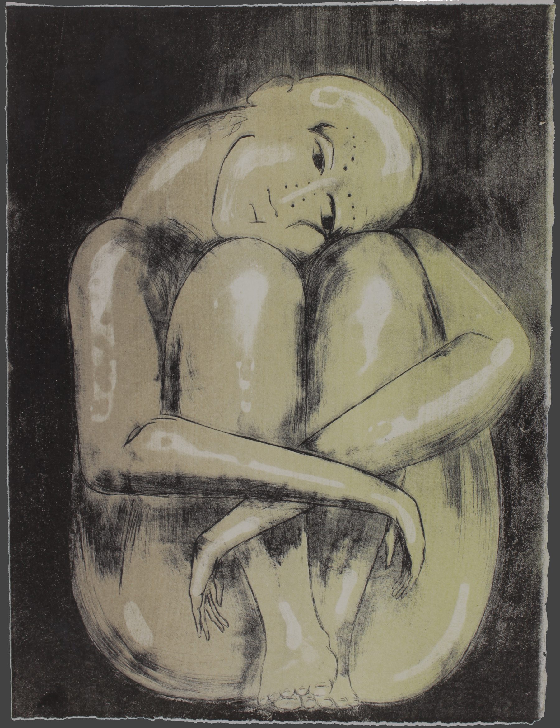 Lithograph by Ada Denil