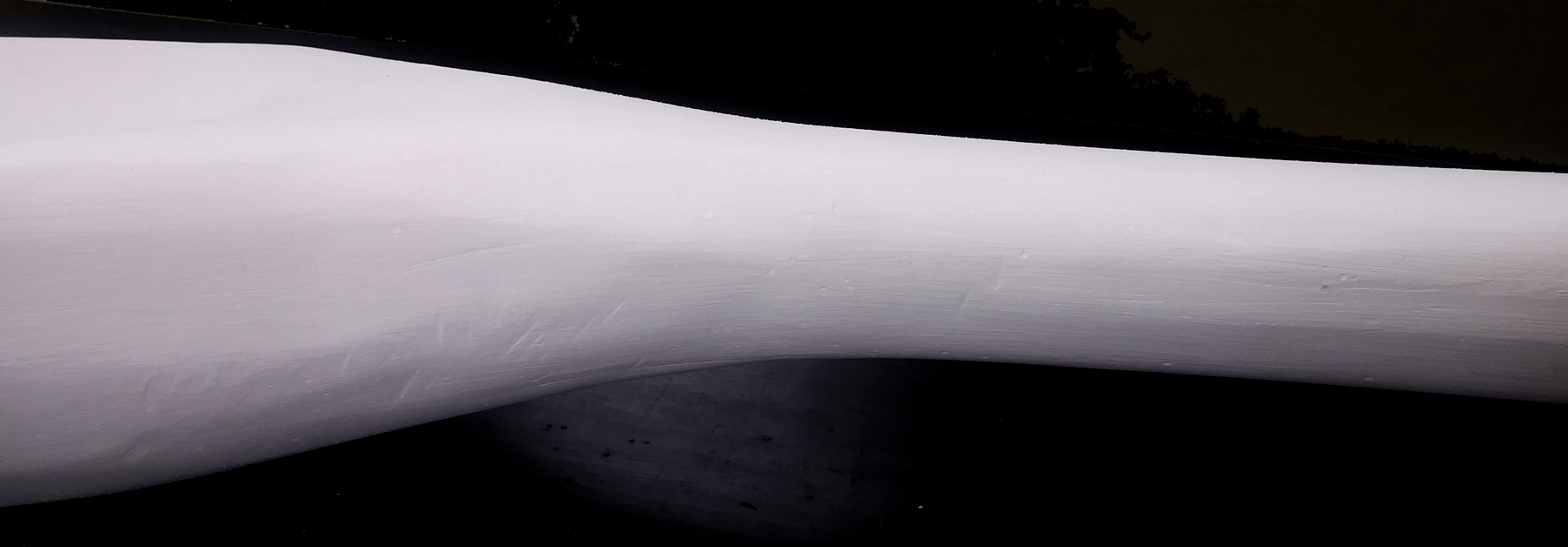 Plaster carving of a carved wooden spoon