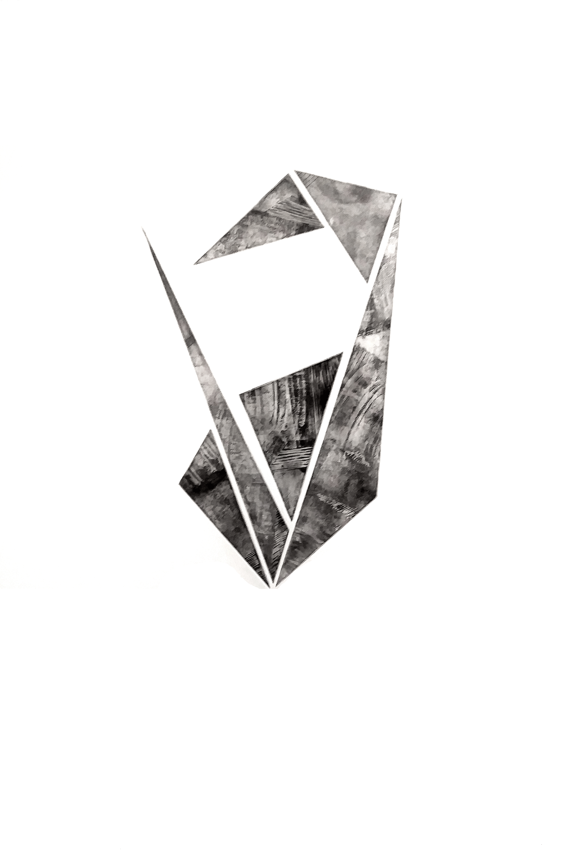 Intaglio print using multiple plates in varied arrangements