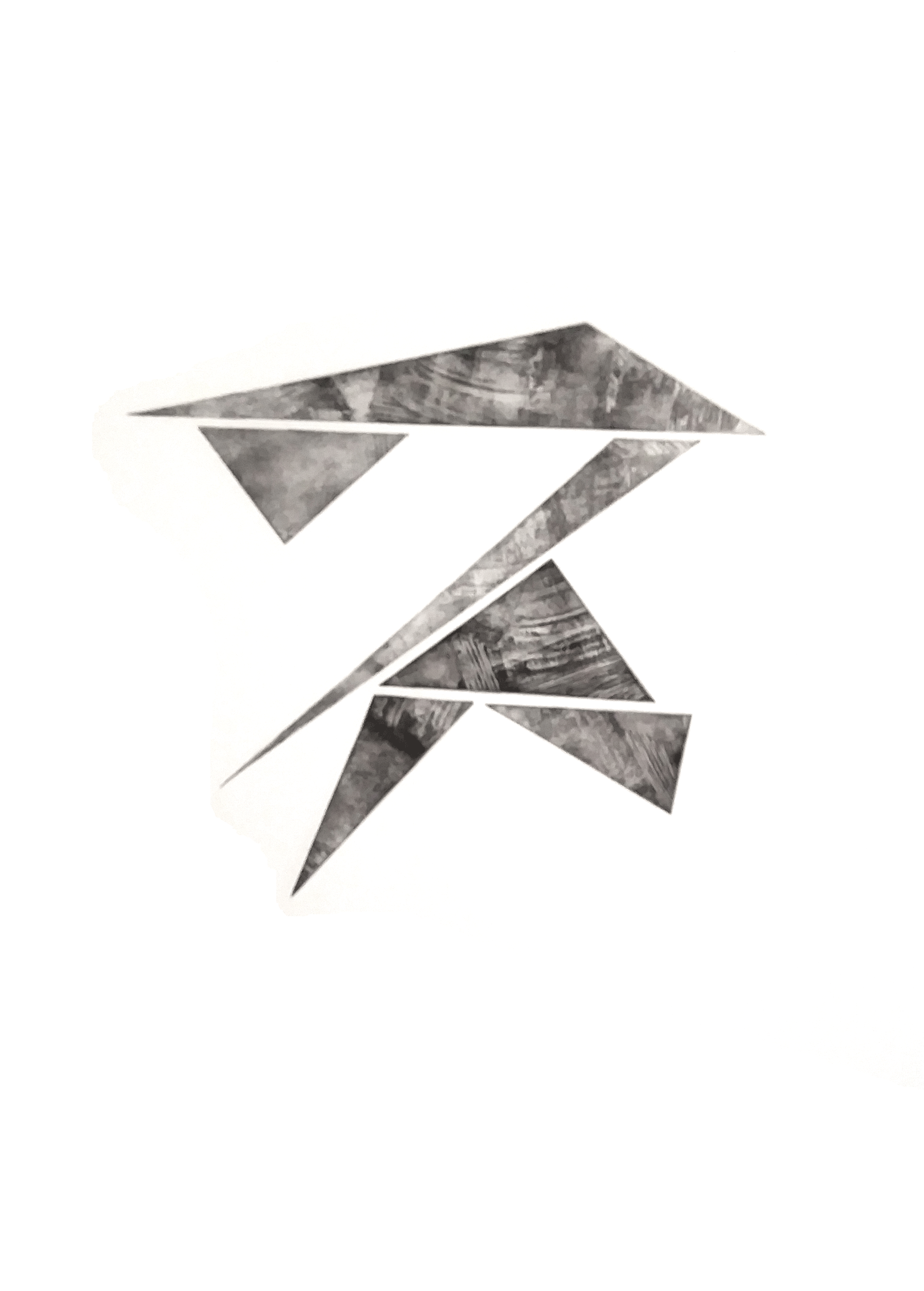 Intaglio print using multiple plates in varied arrangements