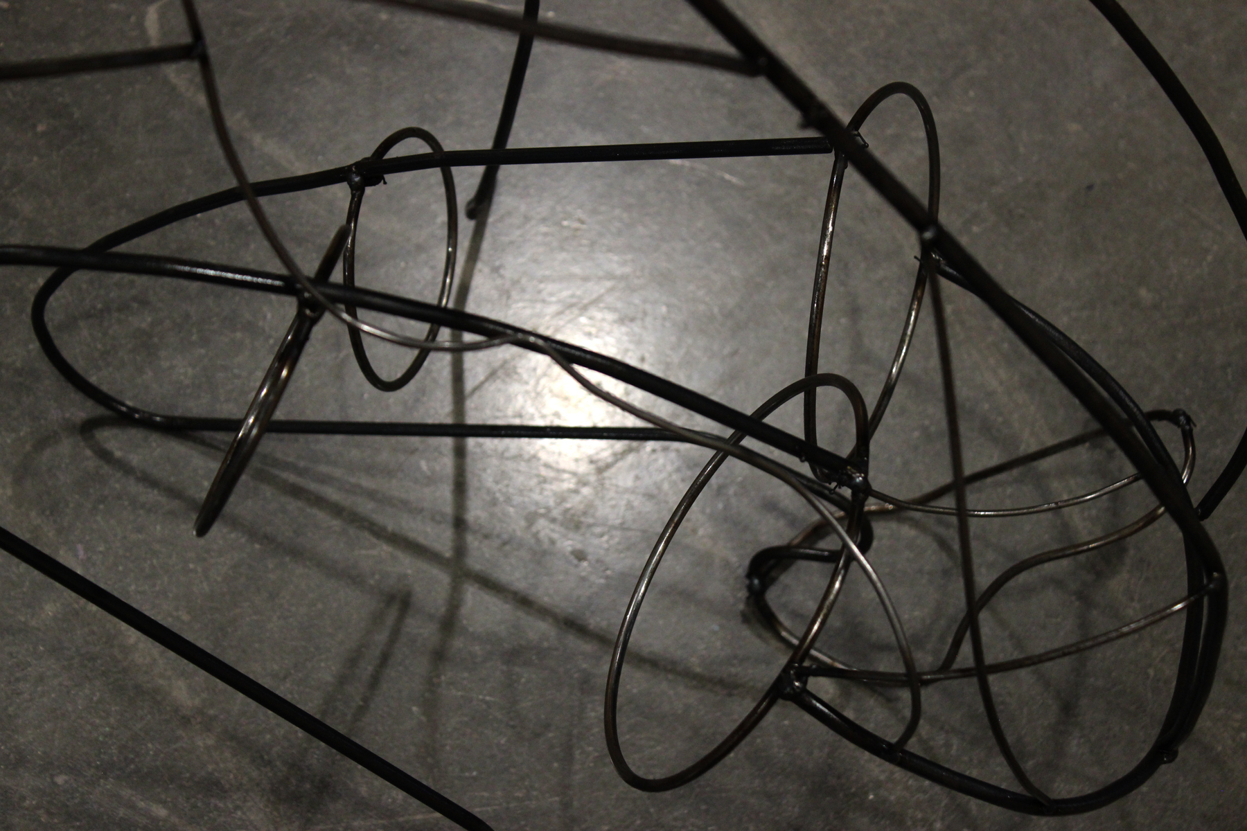 steel sculpture of a human by Ada Denil in 2019