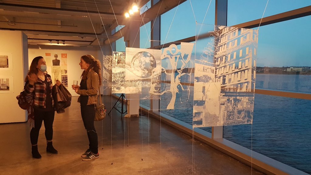 installation view of artwork titled Visible Cities by Ada Denil