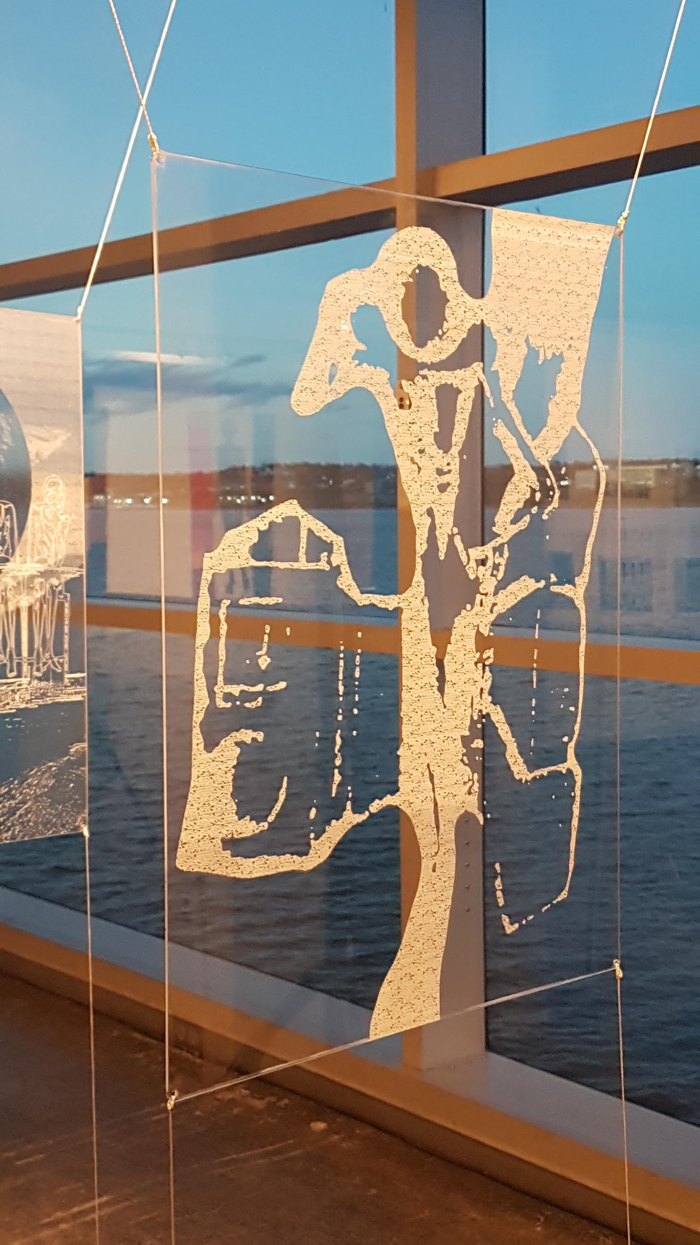 installation view of artwork titled Visible Cities by Ada Denil