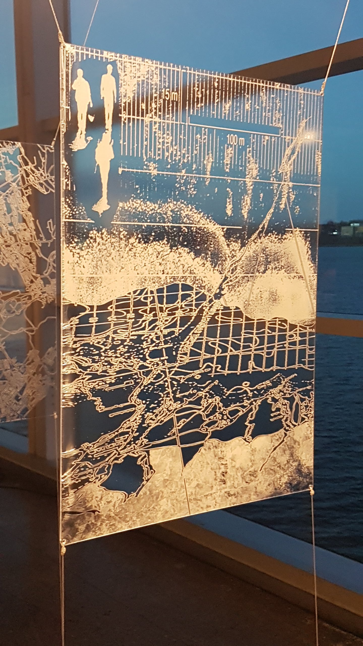 installation view of artwork titled Visible Cities by Ada Denil