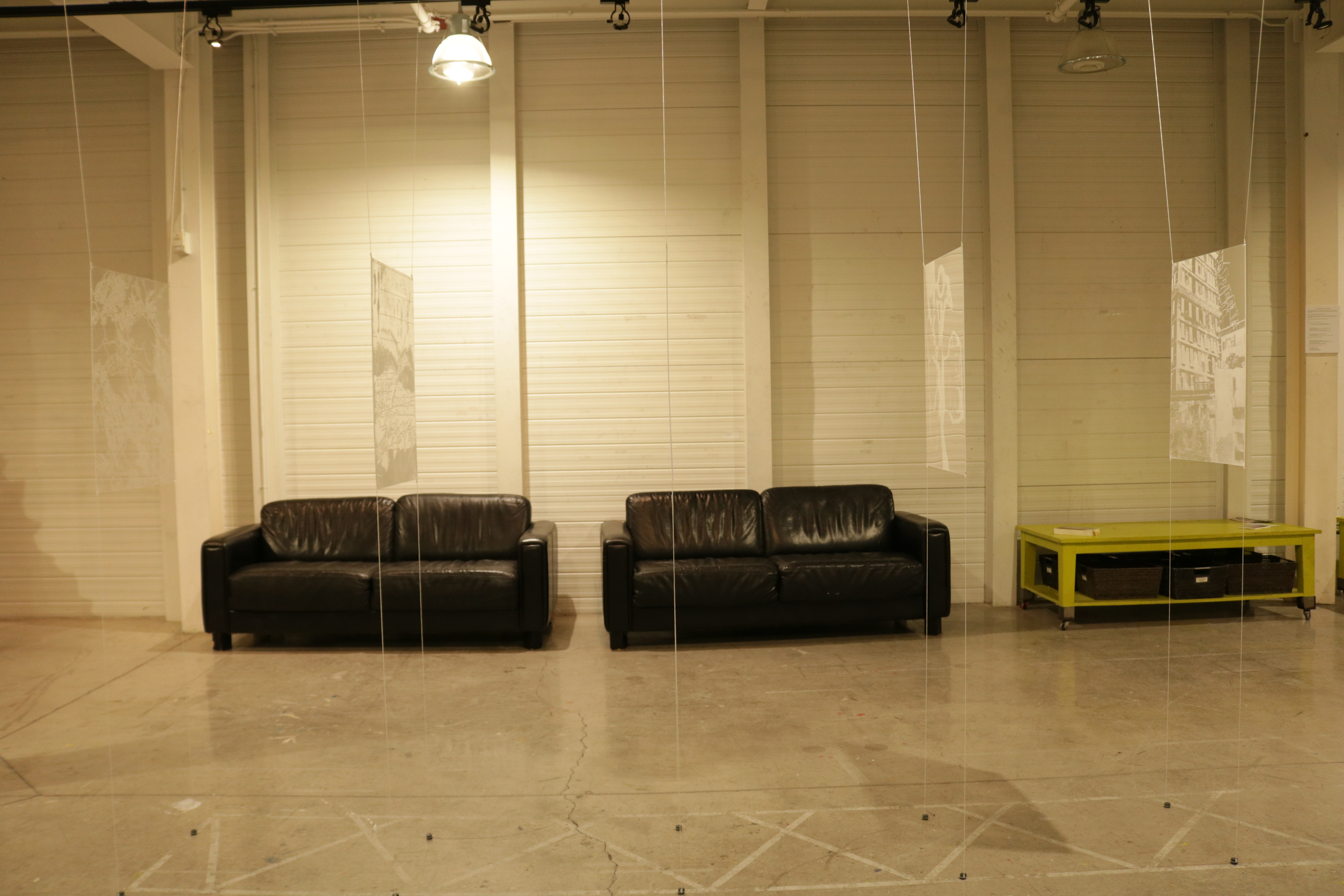 installation view of Visible Cities by Ada Denil at NSCAD University