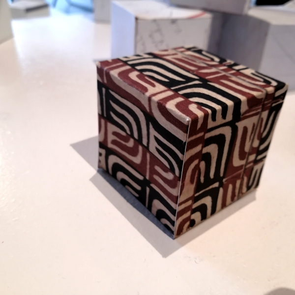 Cube #011 in the Anna Leonowens Gallery, where it was created, during the exhibition A Room of One’s Own // Rent Free, June 2023