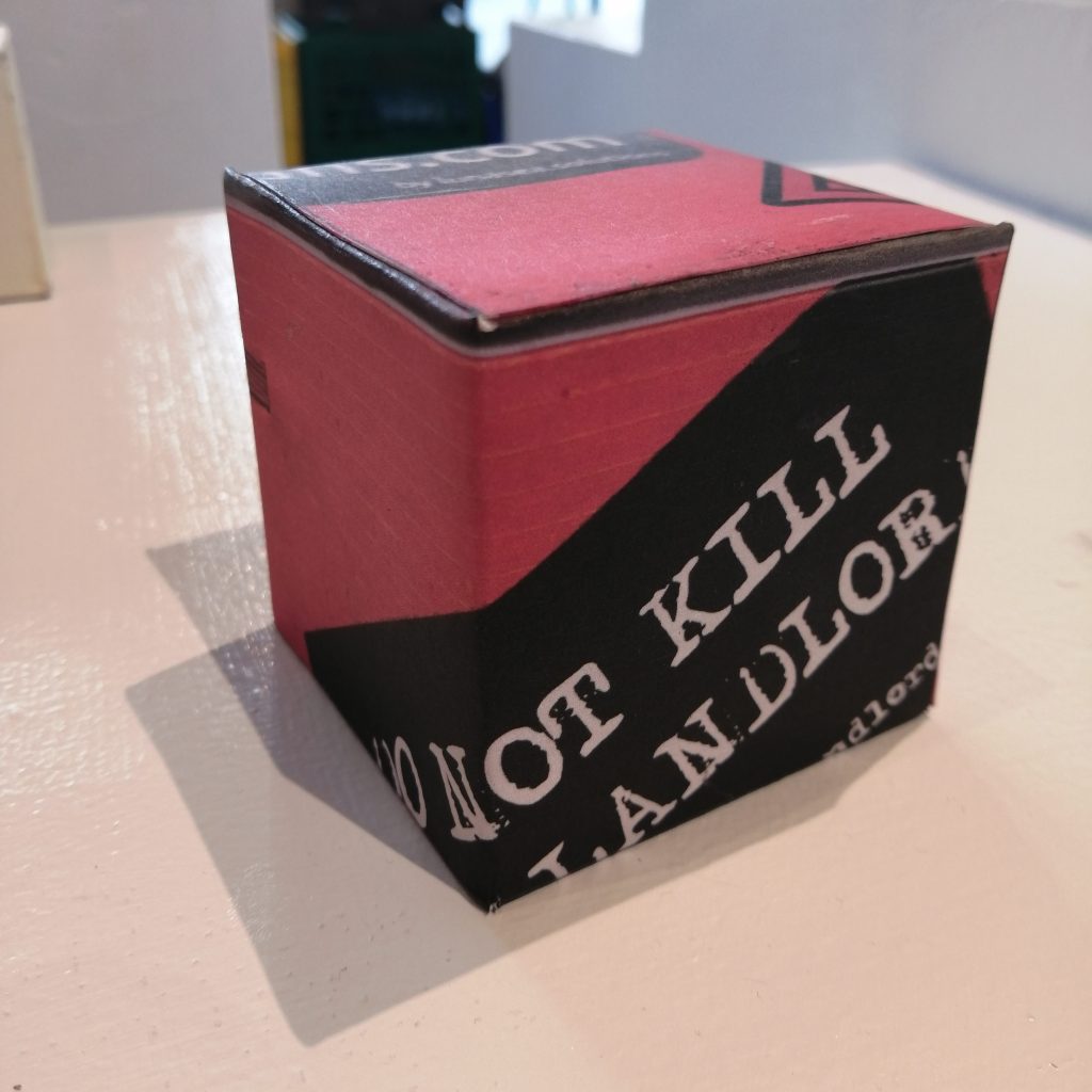 cube #001 in the Anna Leonowens Gallery